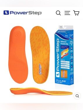 PowerStep PULSE Plus Insoles Ball of Foot Pain Relief.  Right side only!
